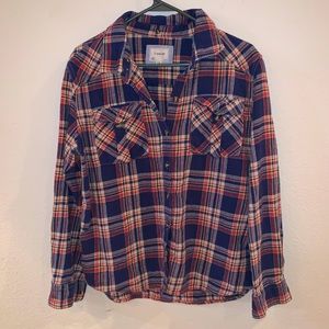 I Love H81 | Plaid Button Down | L